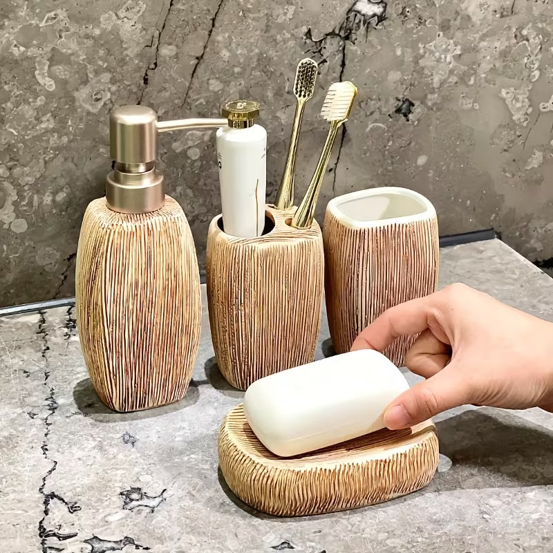 Scrappy Design Bathroom Set