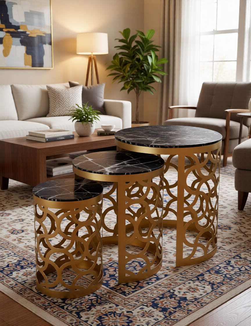Peracasa Nesting Table (Set of 3)