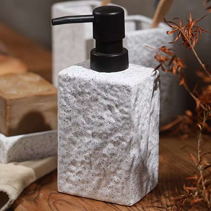 Stone Finish Bathroom Set