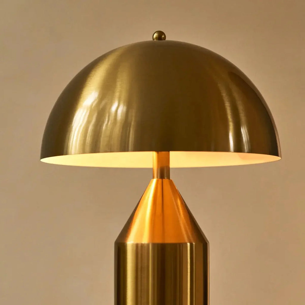 Gold Dome Table Lamp