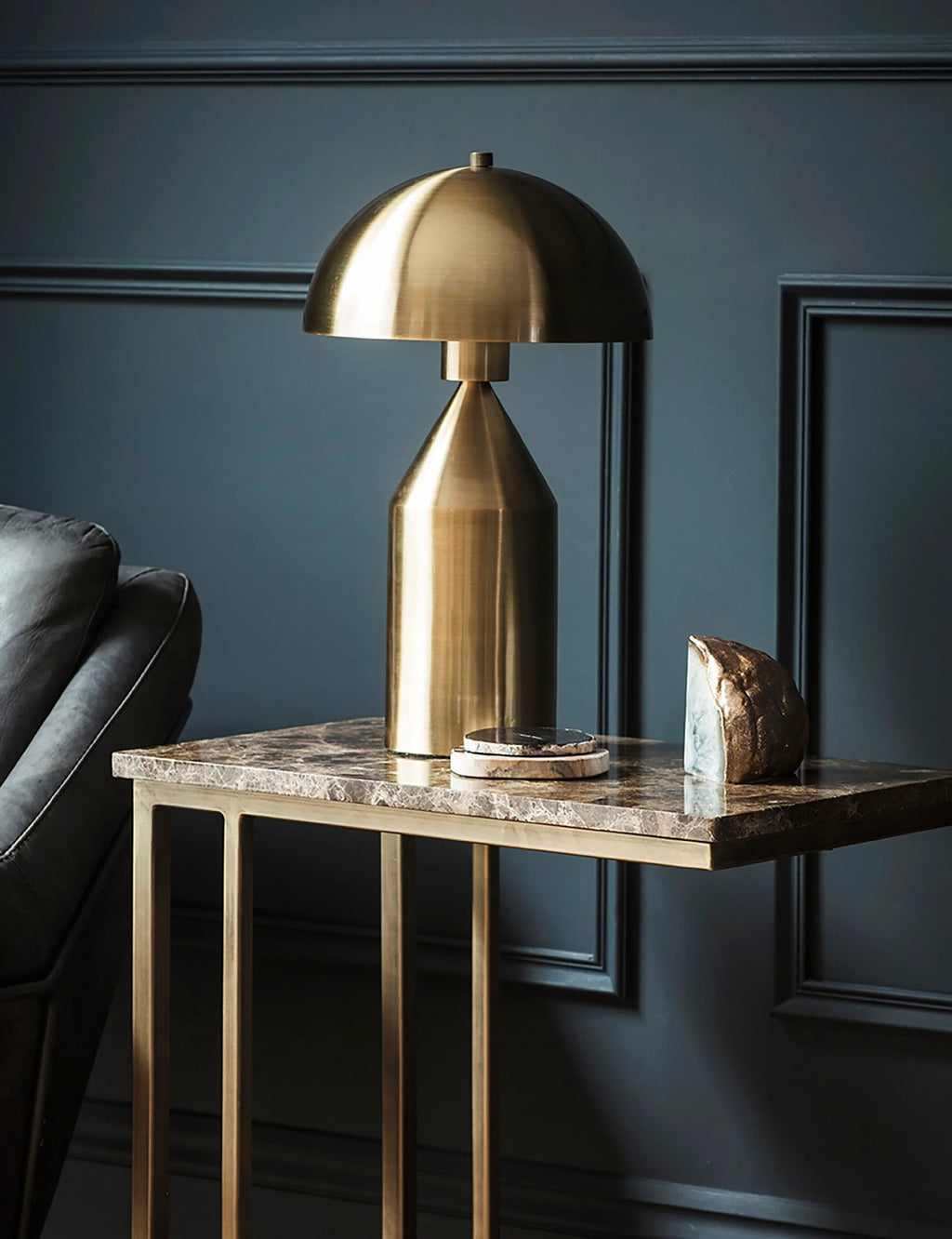 Gold Dome Table Lamp