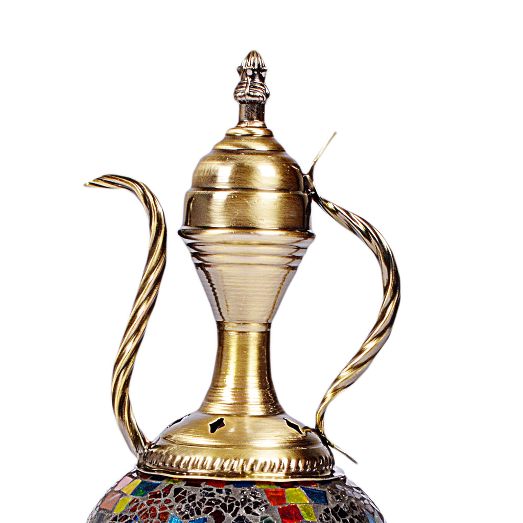 Traditional Turkish Style Mosaic Multicolored Lamp