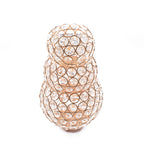 Wedding Gift Gold Crystal Bowl (Set of 3)