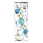 Flower Design Metal Wall Art Frame