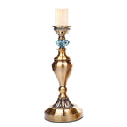 Victorian Finish Time Piece With Candle Holders