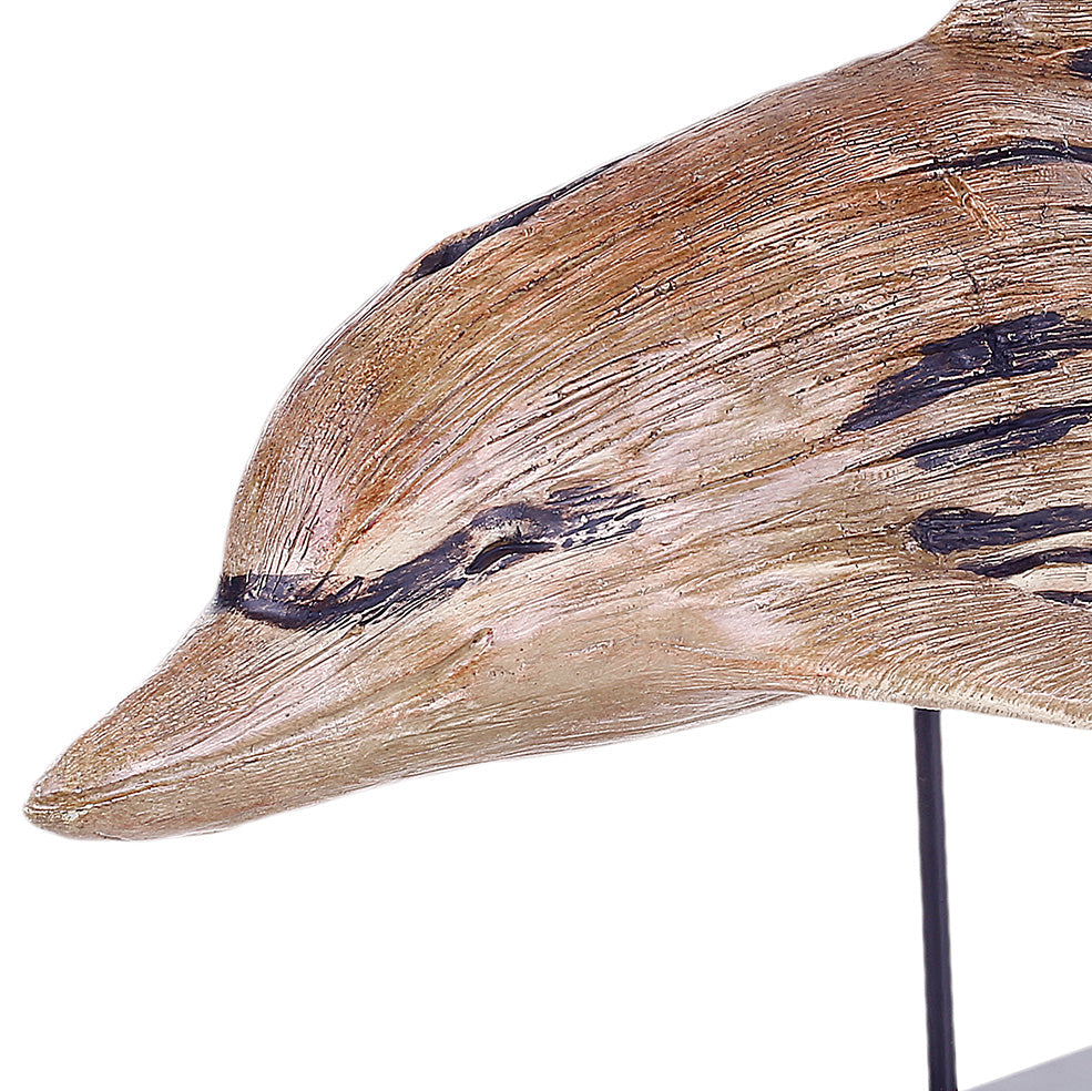 Dolphin Wooden Decorative Figurine