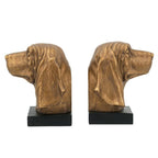 Dog Head Bookends