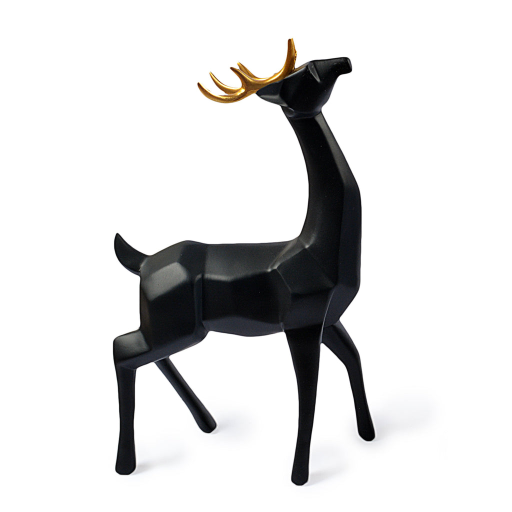 Modern Creative Deer Figurines (Black)