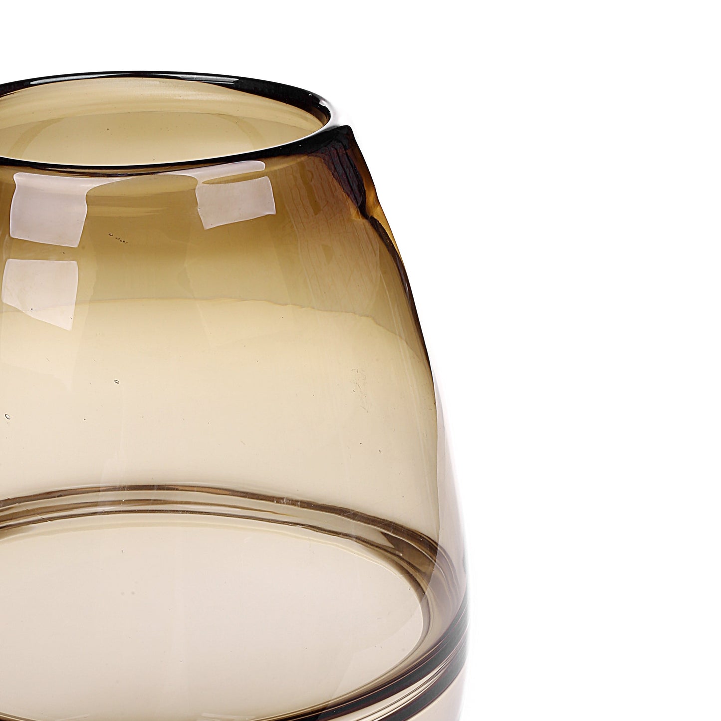 Glass Vase with Shaded Effect