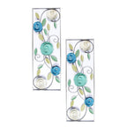 Flower Design Metal Wall Art Frame