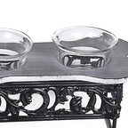 Metal Design Candle Holders (Set Of 3)