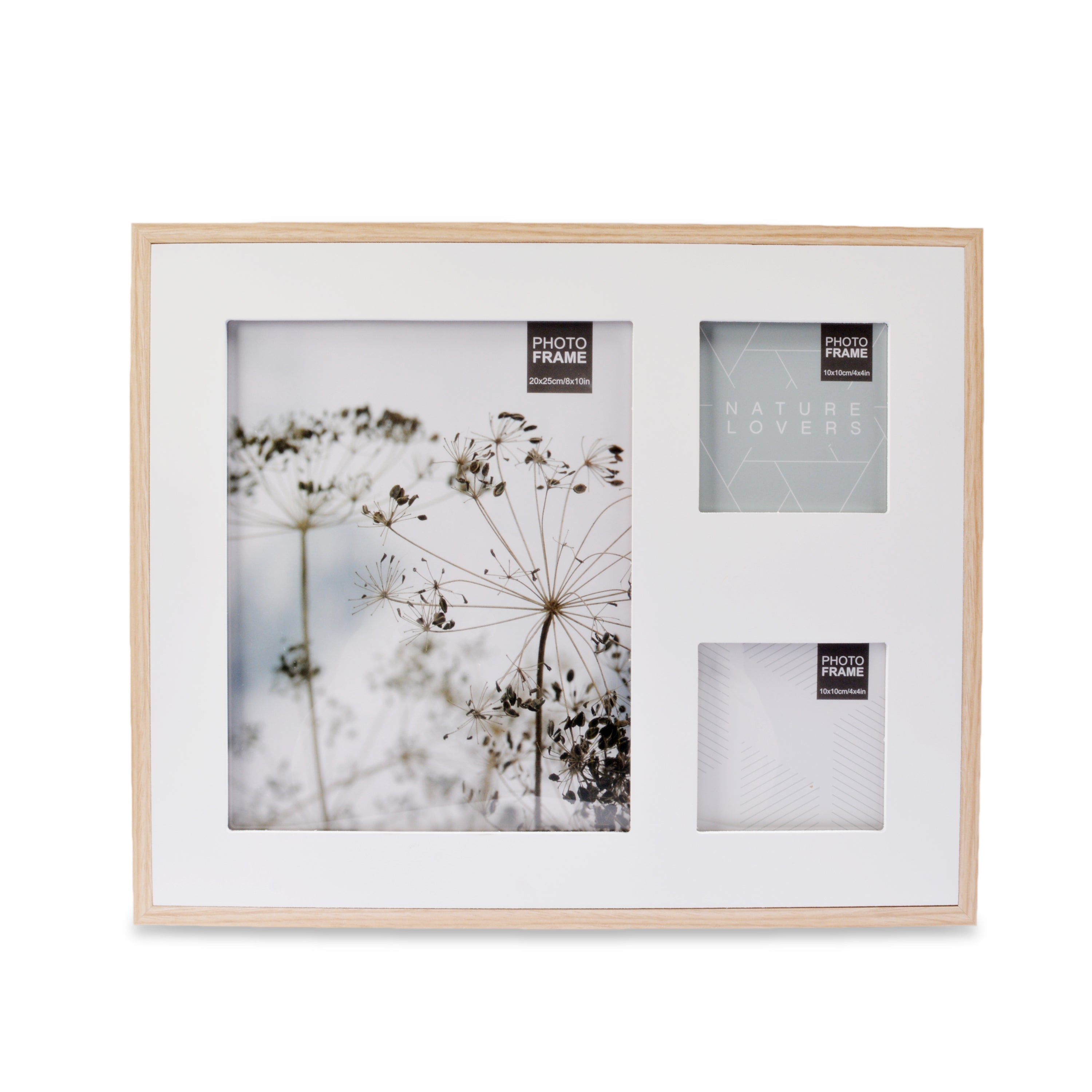 White Design Wooden Wall Hanging Photo Frame