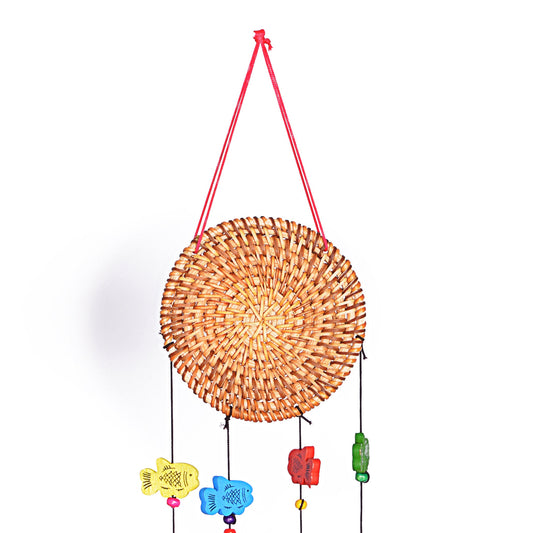 Wind Chimes with Decorative Round Design