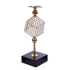 Square Cage Design Candle Holder