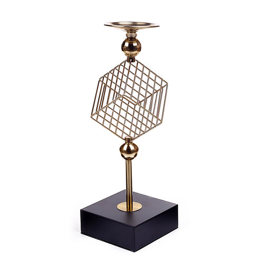 Square Cage Design Candle Holder