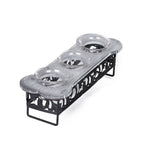 Metal Design Candle Holders (Set Of 3)