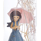 Decorative Girl Statue Design Lightning Pot Poori