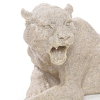 Sitting Leopard Design Statue