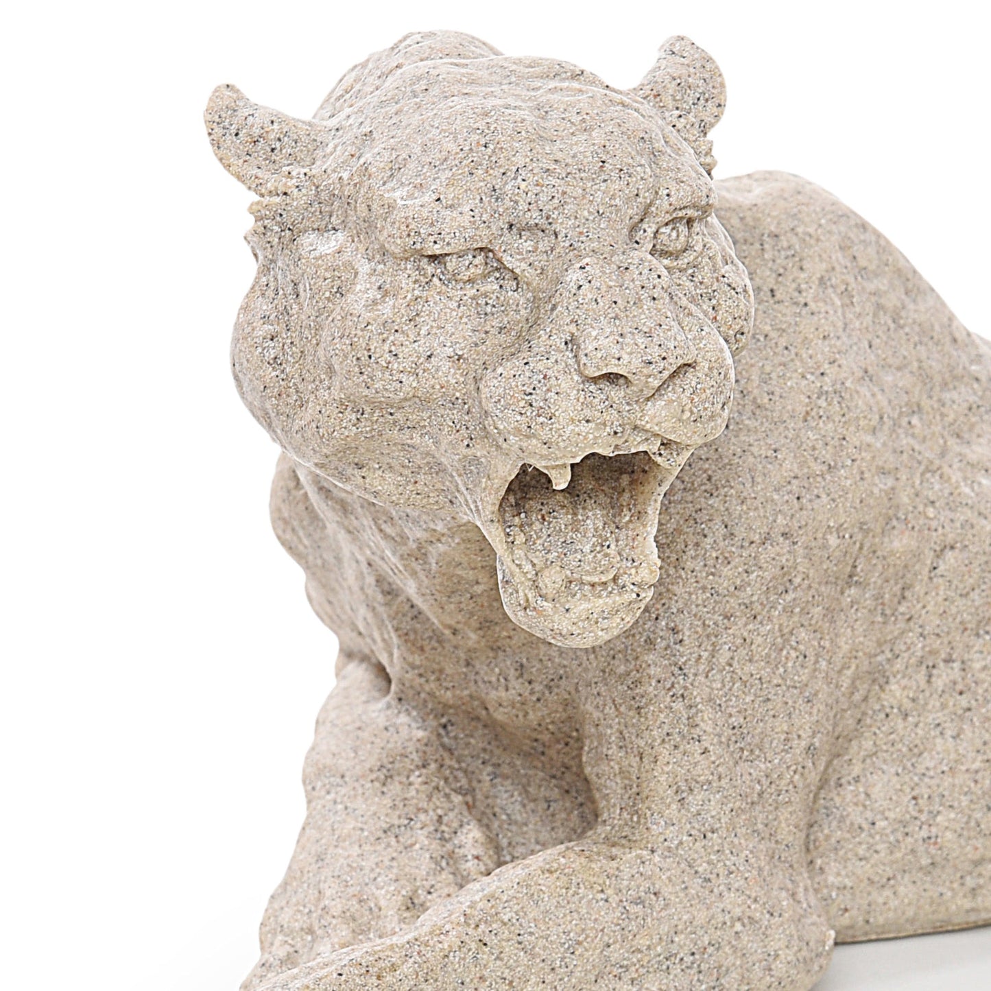 Sitting Leopard Design Statue