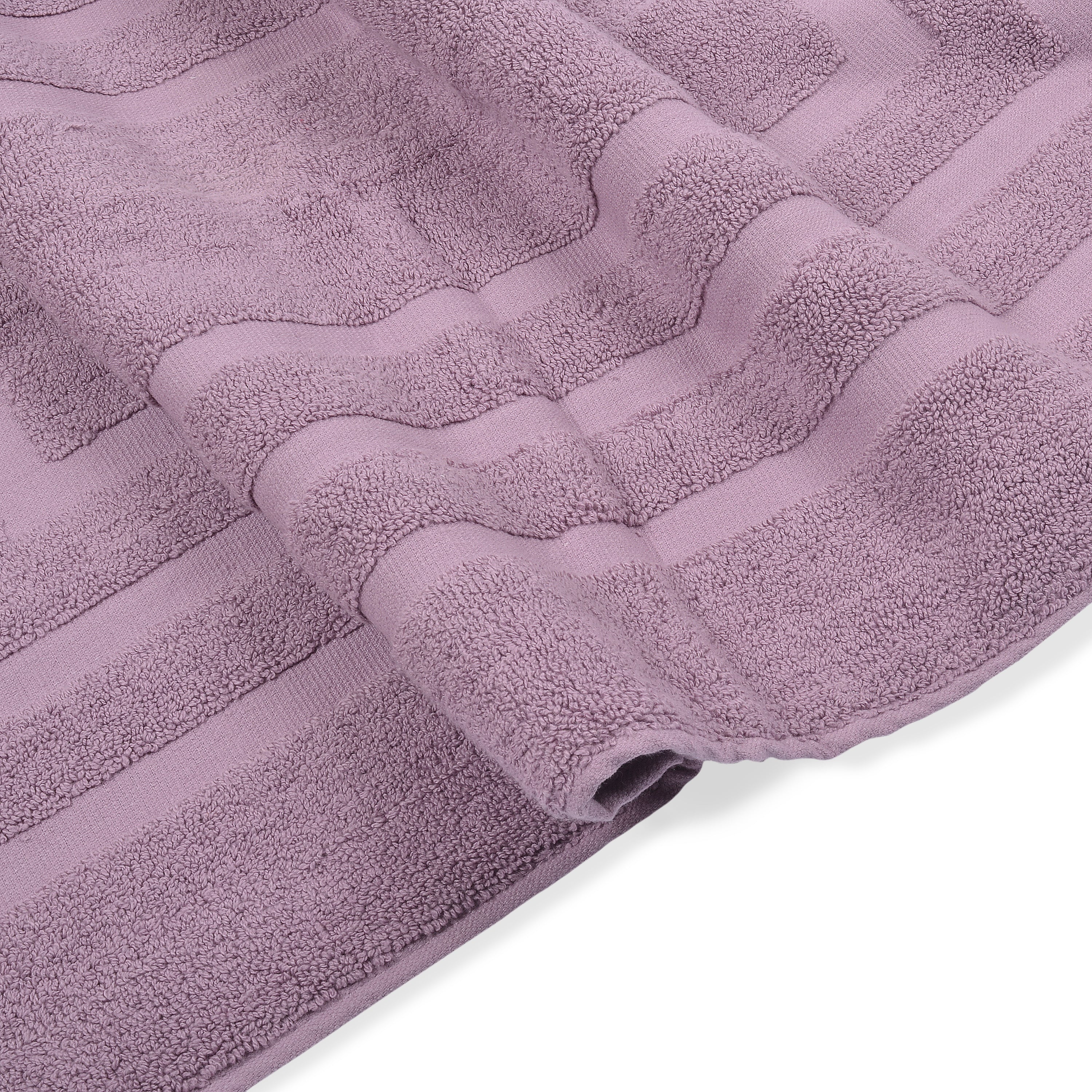 Cotton Bath Mat with Border