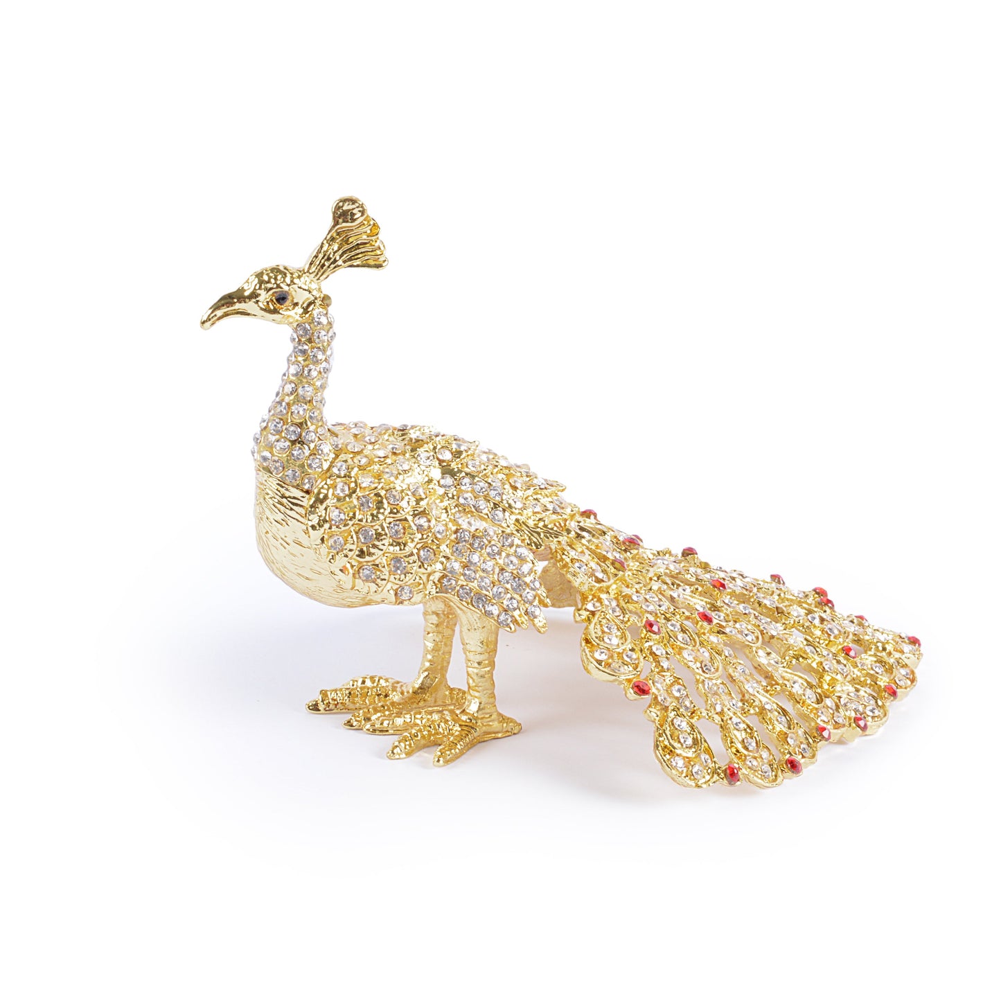 Decorative Traditional Peacock Jewelry Box
