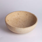 Travertine Round Bowl