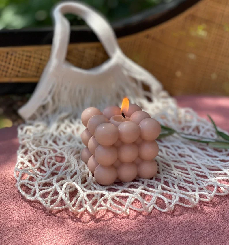 Pastel Bubble Candles
