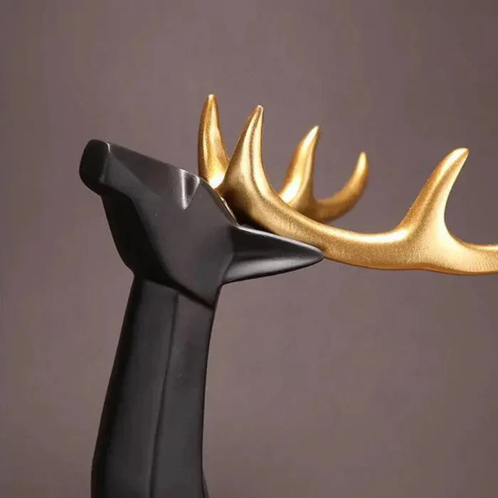 Reindeer Art Showpiece II (Set Of 2)