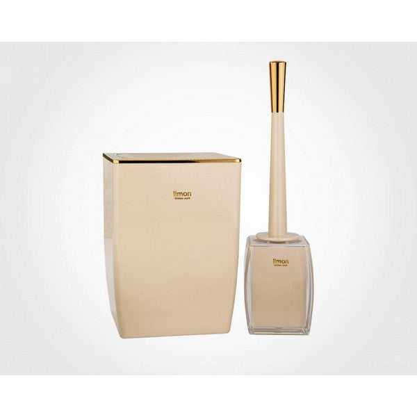 Premium Limon Square Dustbin With Brush