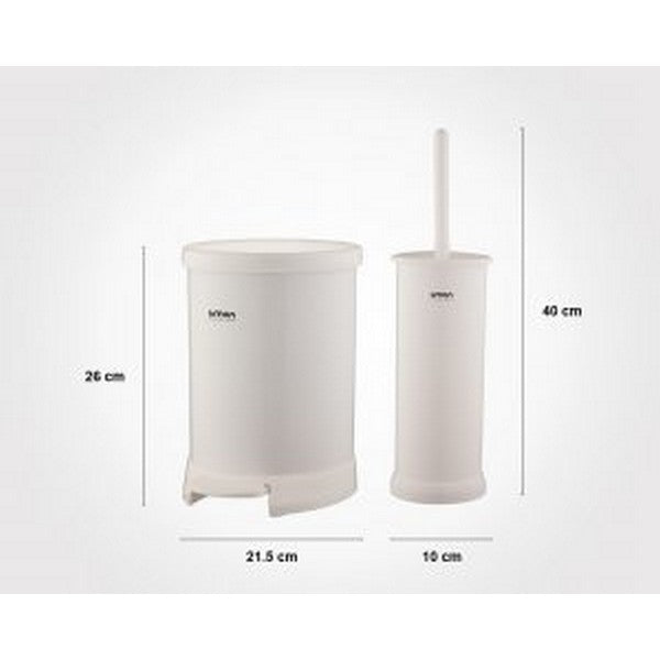 Limon Dustbin With Brush
