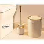 Premium Limon Round Dustbin With Brush