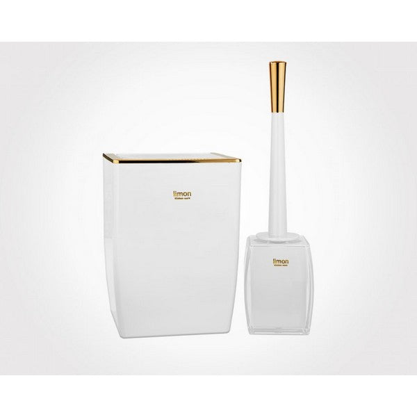 Premium Limon Square Dustbin With Brush