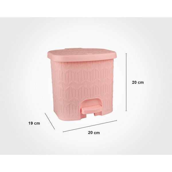 Premium Texture Dustbin With Brush