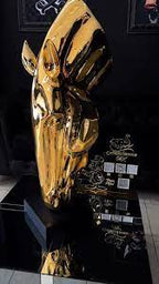 Ebony Horse Head Sculpture