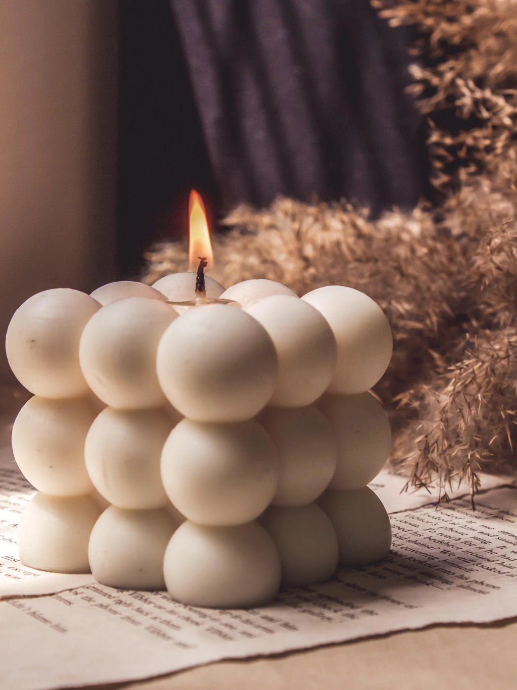 Pastel Bubble Candles