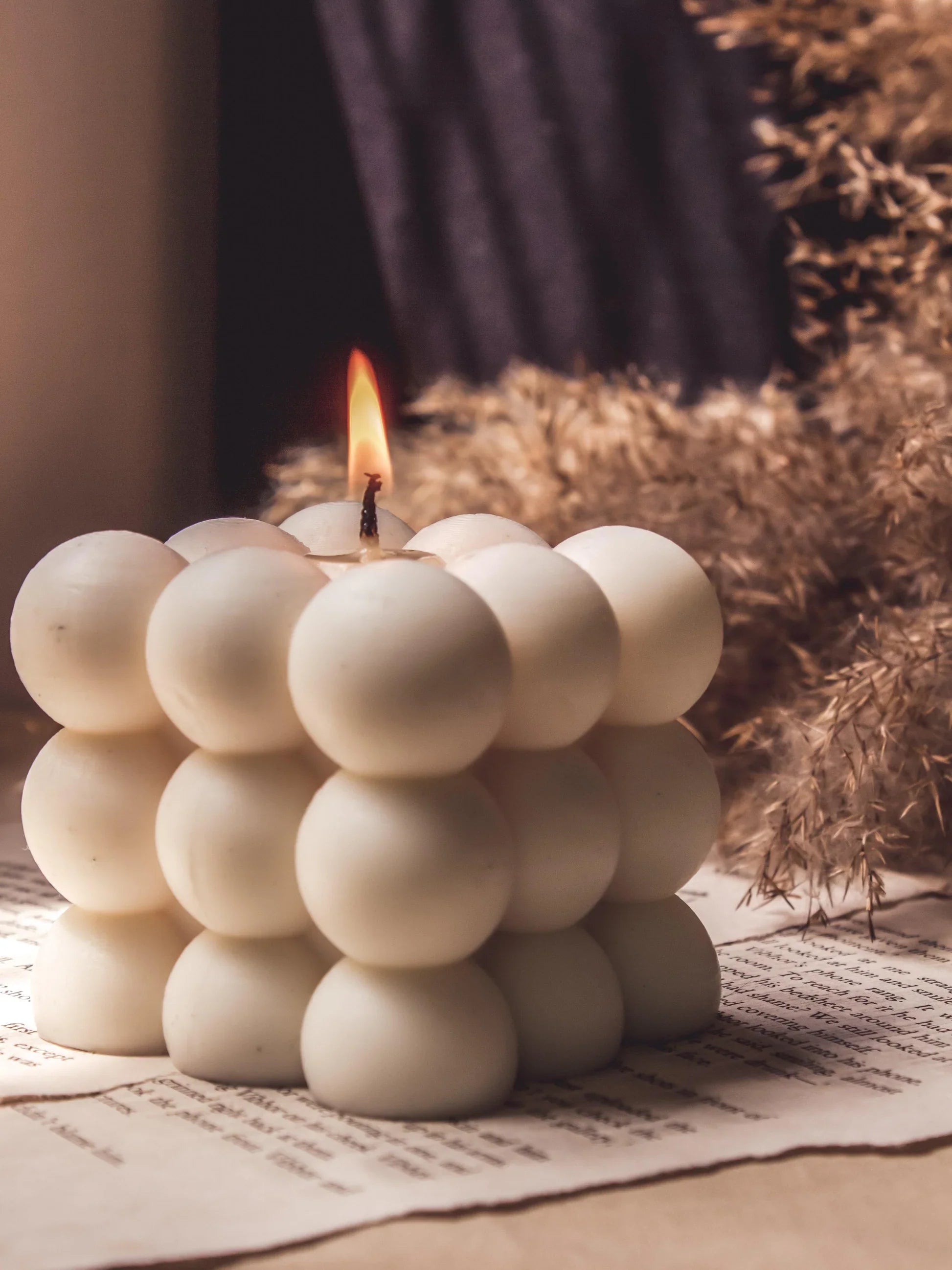 Pastel Bubble Candles