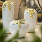 Gold Petal Vase (Set of 3)