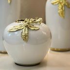 Gold Petal Vase (Set of 3)