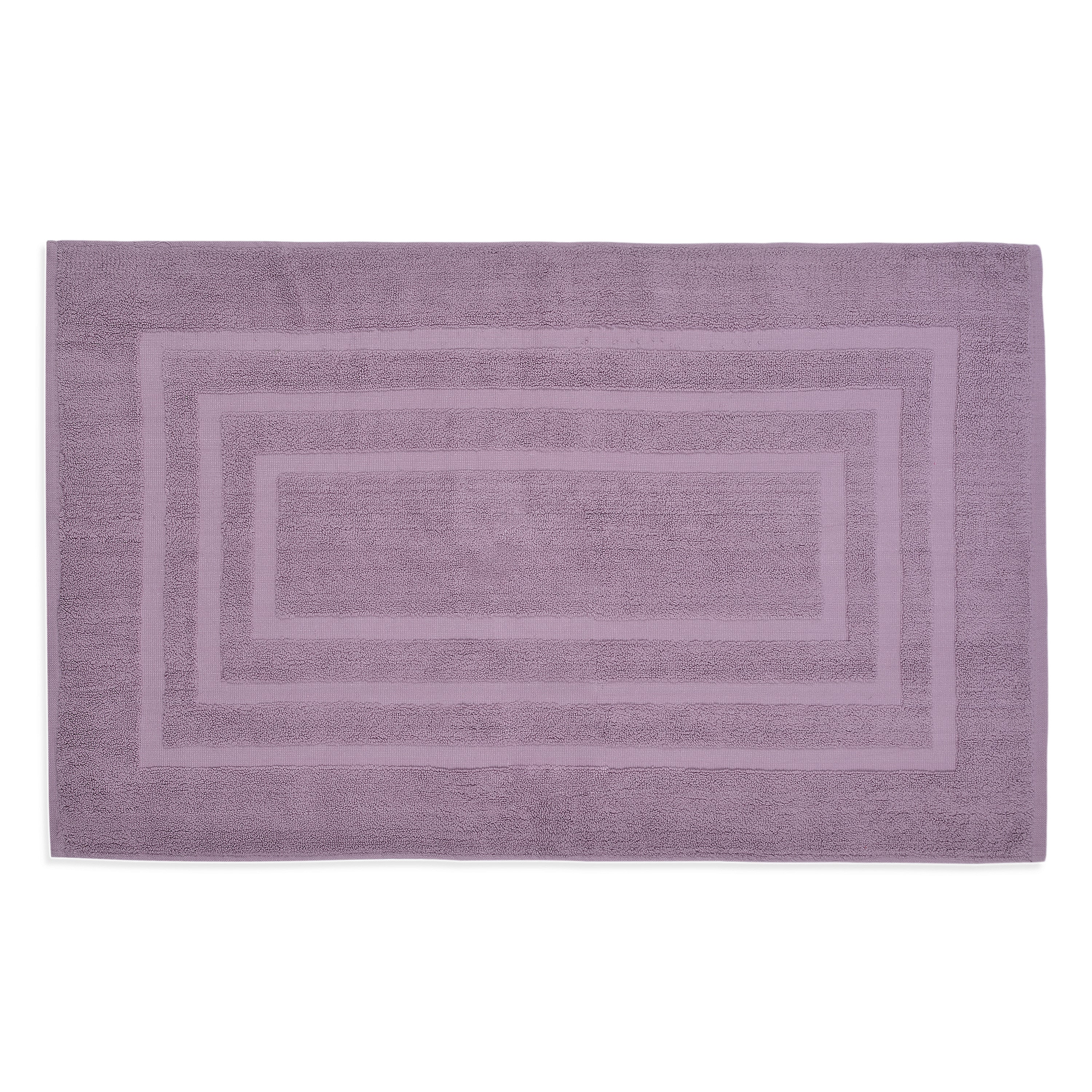 Cotton Bath Mat with Border