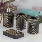 Embossed Texture Bathroom Set