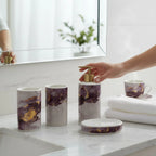 Aurora Amethyst Ceramic Bath Set