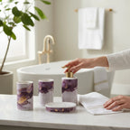 Aurora Amethyst Ceramic Bath Set