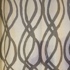 Scribble Lattice by West Elm Curtain Gray (Single Panel)