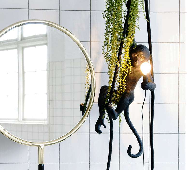 Monkey Table Lamp (Hanging)