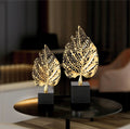 Minimalist Golden Leaf Ornament