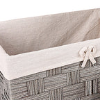 Gray Textured Towel basket  (Set of 4)