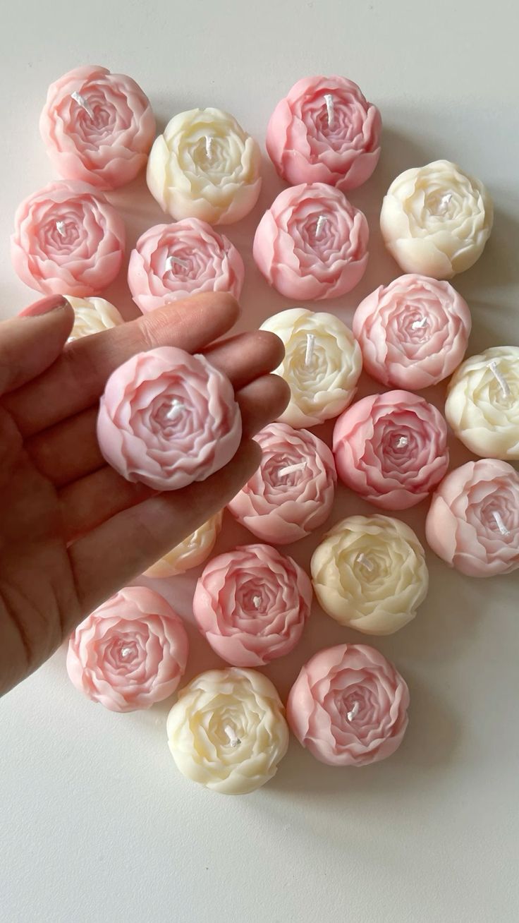 Rose Candles (Set Of 6)