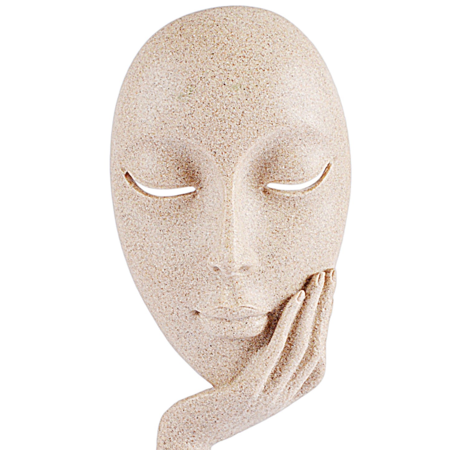 Thinking Face Sculpture