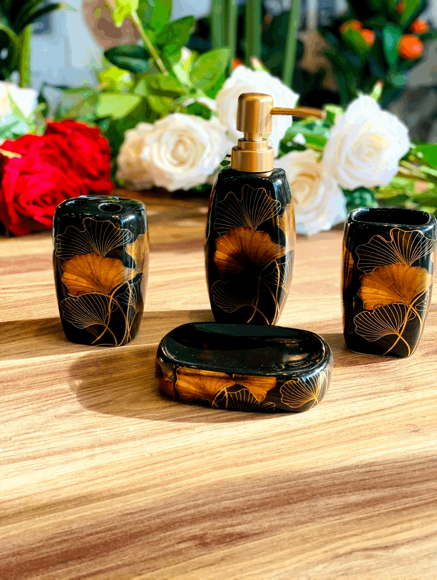 Autumn Leaf Bathroom Set