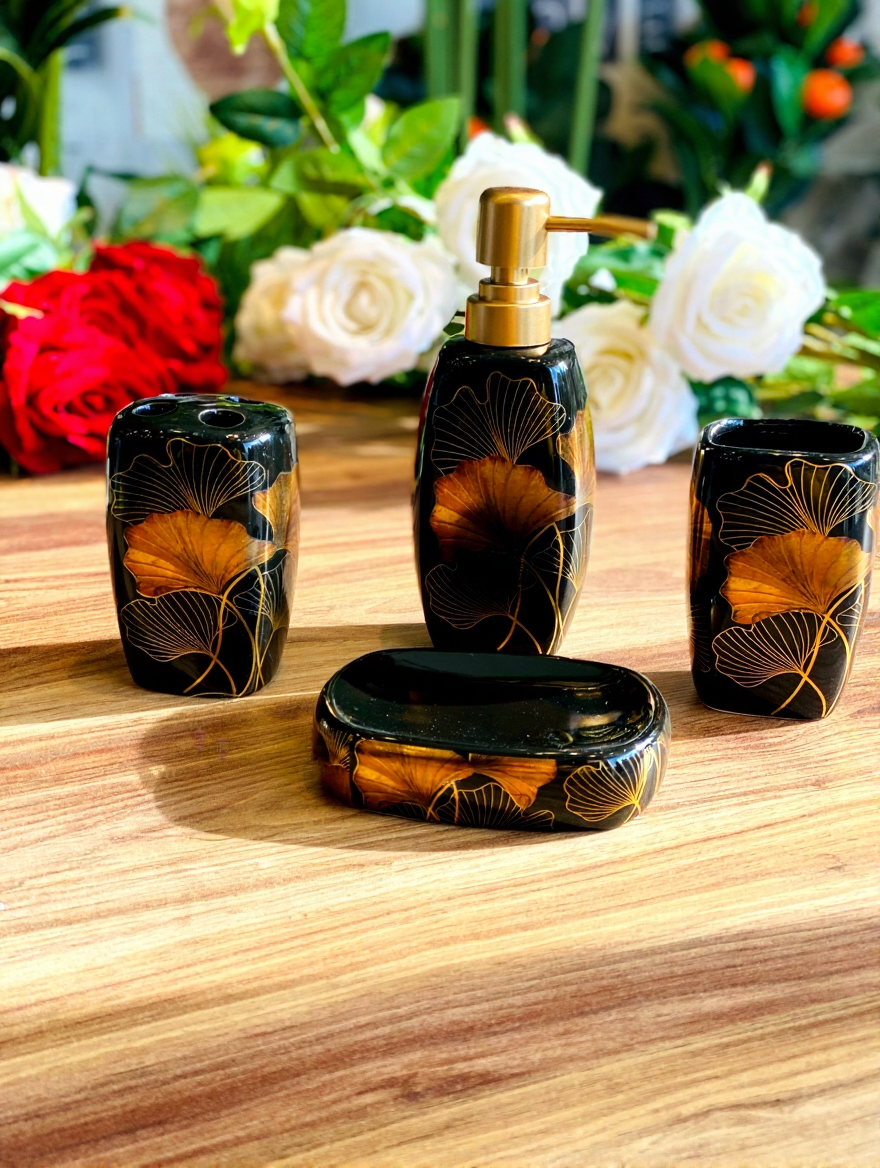 Autumn Leaf Bathroom Set